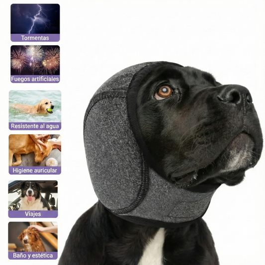 Protector auditivo para perros - Antirruido y Anti-Ansiedad