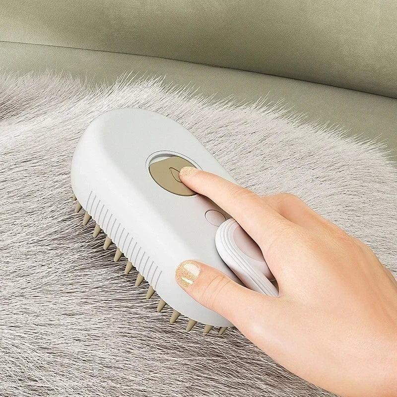 Cepillo "Mimo" a Vapor: El Spa Anti-Estrés para tu Lomito y Michi.